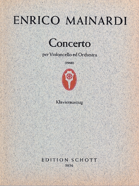 MAINARDI E. - CONCIERTO (1960) -