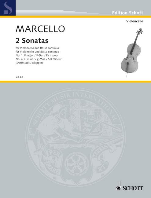 MARCELLO B. - SONATAS FA M Y SOL m (2) -