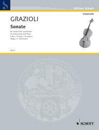 GRAZIOLI C.B. - SONATA FA M - CELLO Y PIANO- (evisión: RAPP/SCHROEDER)