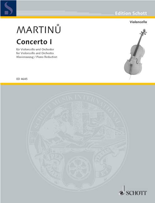 MARTINU B. - CONCIERTO Nº1 -