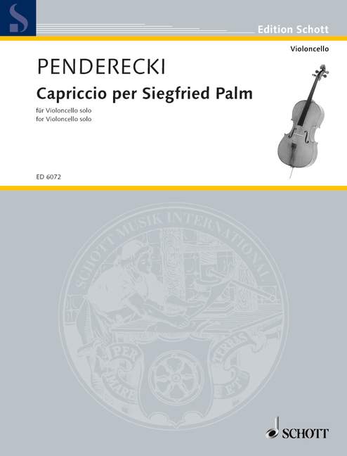 PENDERECKI K. - CAPRICHO PARA S.PALM -