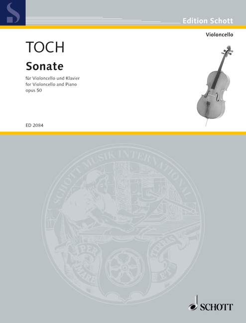 TOCH E. - SONATA OP.50 - OP.50