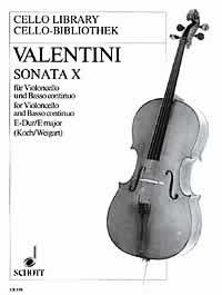 VALENTINI G. - SONATA Nº10 MI M -