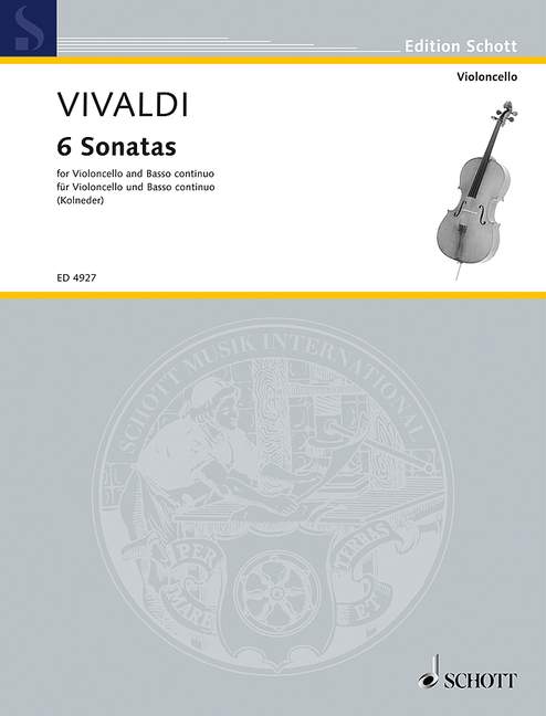 VIVALDI A. - SONATAS (6) - RV.40-47