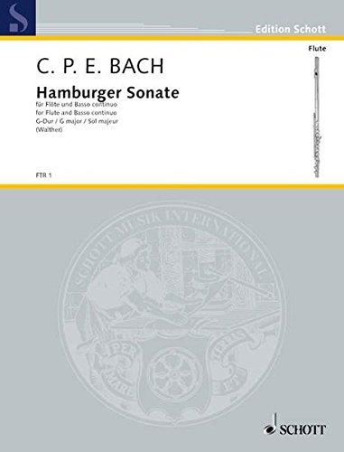 BACH C.P.E. - SONATA SOL M HAMBURGUER -
