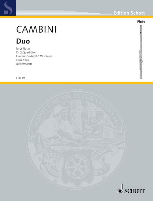 CAMBINI G.G. - DUO MI m - OP.11 Nº4