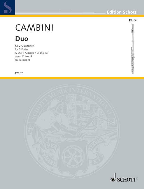 CAMBINI G.G. - DUO LA M - OP.11 Nº5