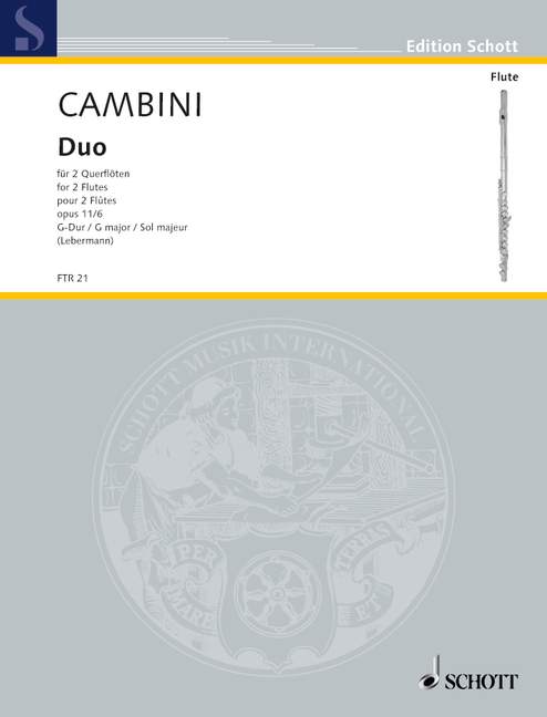 CAMBINI G.G. - DUO SOL M - OP.11 Nº6