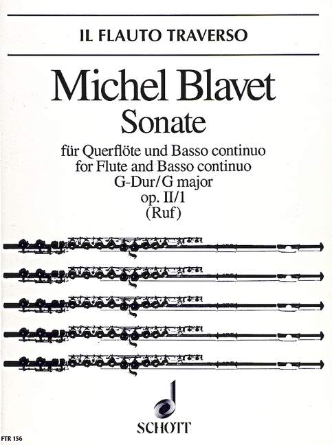 BLAVET M. - SONATA Nº1 LA MENRIET - OP.2