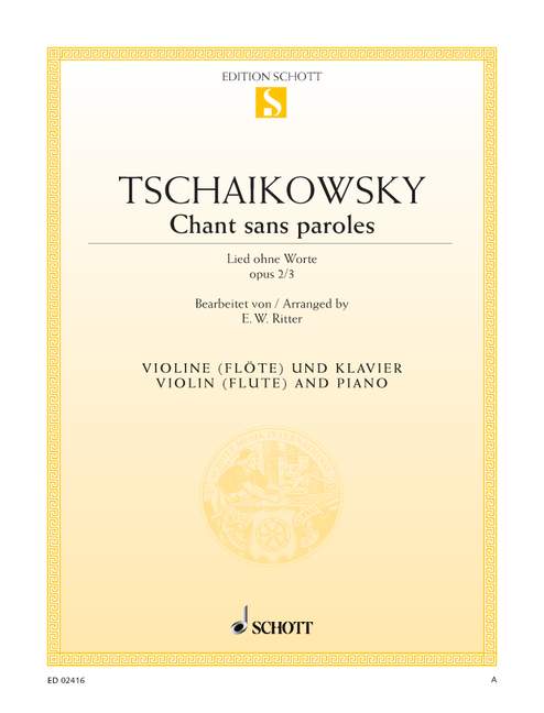 TCHAIKOVSKY P.I. - CANCION SIN PALABRAS - OP.2 Nº3