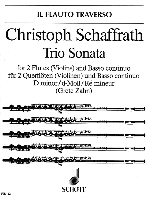 SCHAFFRATH CH. - SONATA RE m -