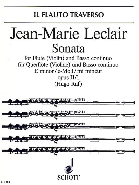 LECLAIR J.M. - SONATA MI m - OP.2 Nº1
