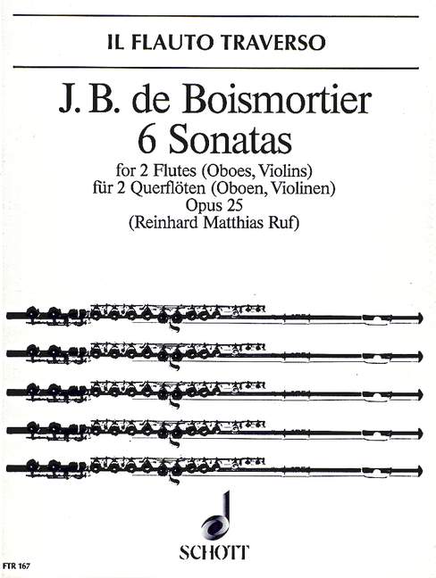 BOISMORTIER J.B. - SONATAS (6) - OP.25