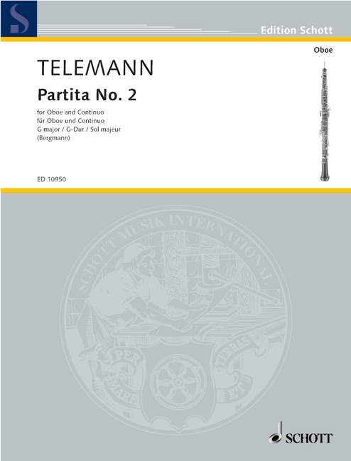 TELEMANN G.P. - PARTITA Nº2 SOL M (OBOE Y PIANO ) -
