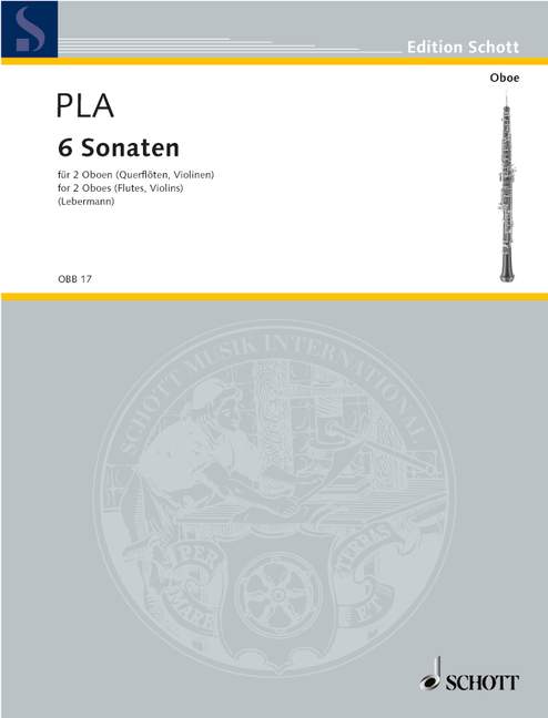 PLA J.B. - SONATAS (2)     2 oboes