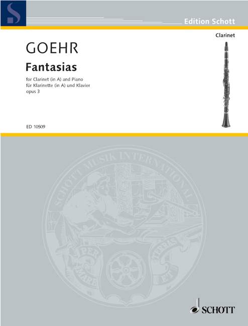 GOEHR A. - FANTASIAS - OP.3