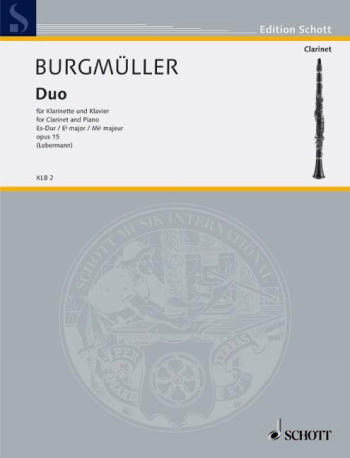 BURGMULLER N. - DUO MIb M - OP.15 - CLARINETE Y PIANO
