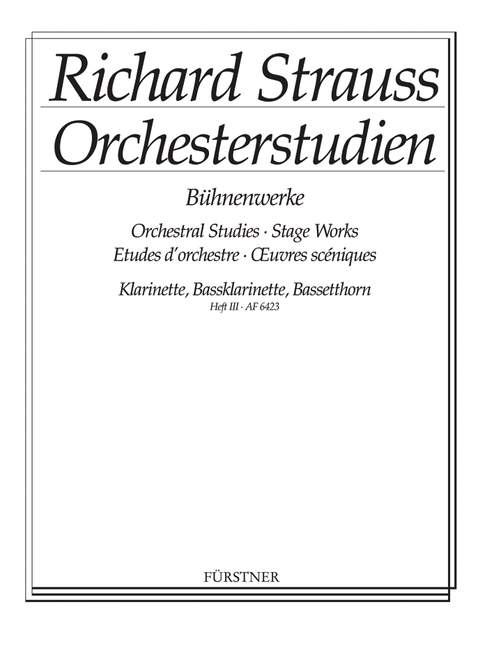 STRAUSS R. - ESTUDIOS ORQUESTALES V.3 -