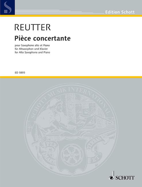 REUTTER H. - PIEZA CONCERTANTE -