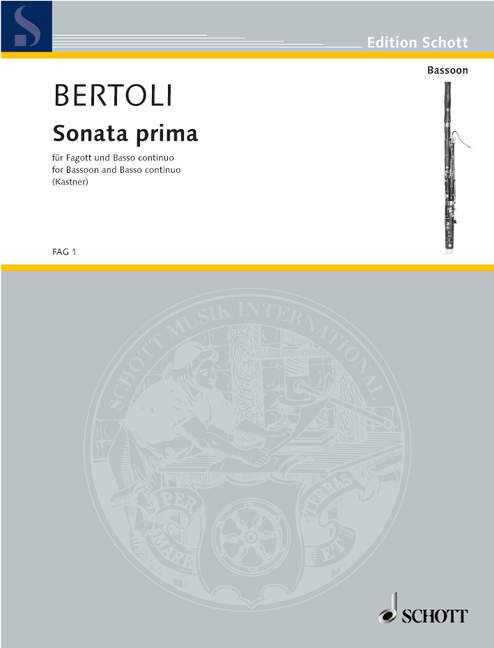 BERTOLI G.A. - SONATA PRIMA -
