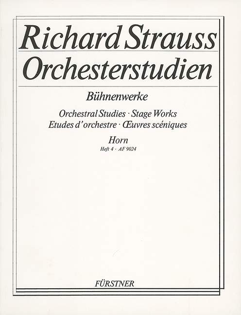 STRAUSS R. - ESTUDIOS ORQUESTALES V.4 -