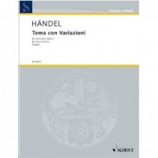 HANDEL G.F. - TEMA CON VARIACION PARA ARPA O PIANO