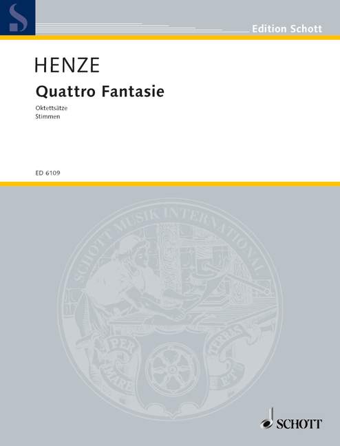 HENZE H.W. - FANTASIAS (4) (PT) -