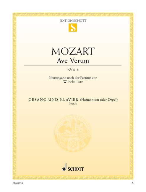 MOZART W.A. - AVE VERUM CORPUS (HOCH)              SOP - KV.618