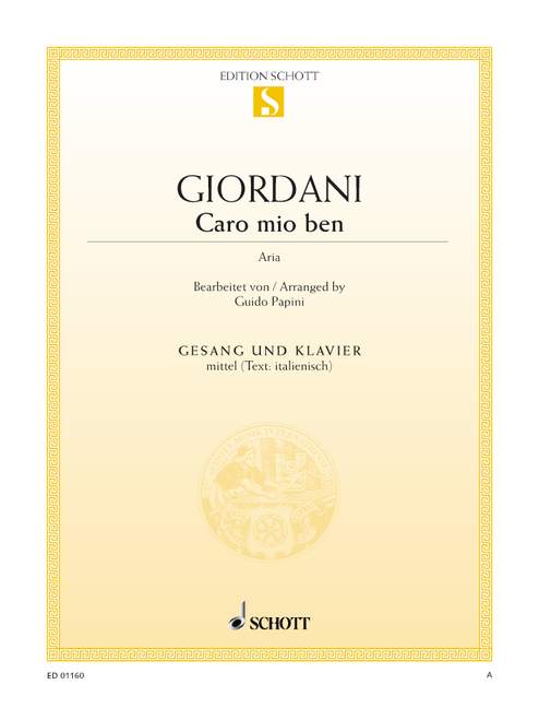 GIORDANI G. - CARO MIO BEN                         MSP -