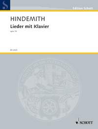HINDEMITH P. - LIEDER - OP.18
