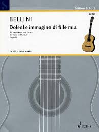 BELLINI V. - DOLENTE IMMAGINE DI FILLE MIA -VOZ Y GUITARRA