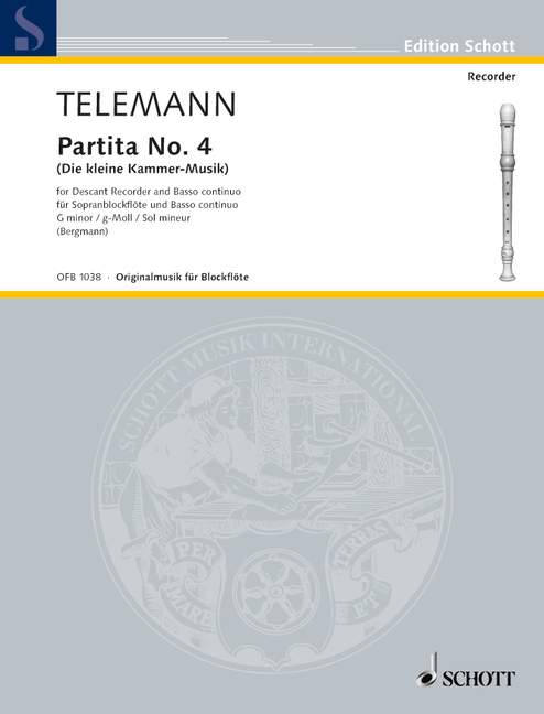 TELEMANN G.P. - PARTITA Nº4 SOL m -