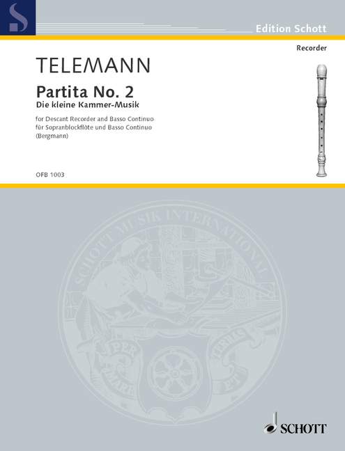 TELEMANN G.P. - PARTITA Nº2 SOL M -