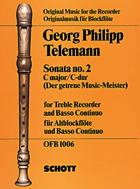 TELEMANN G.P. - SONATA Nº2 DO M -