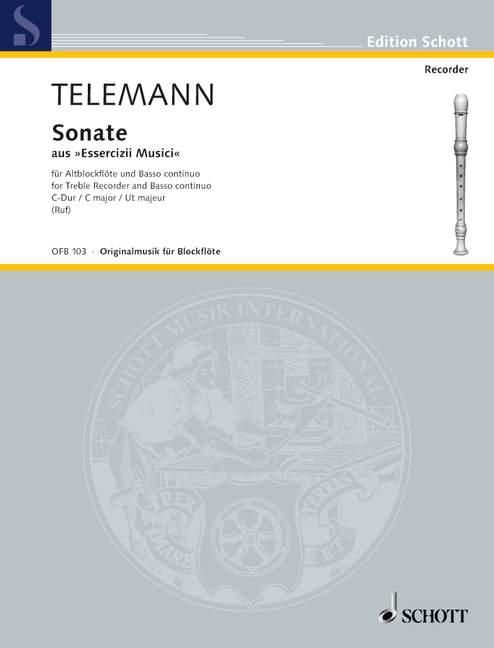 TELEMANN G.P. - SONATA DO M -
