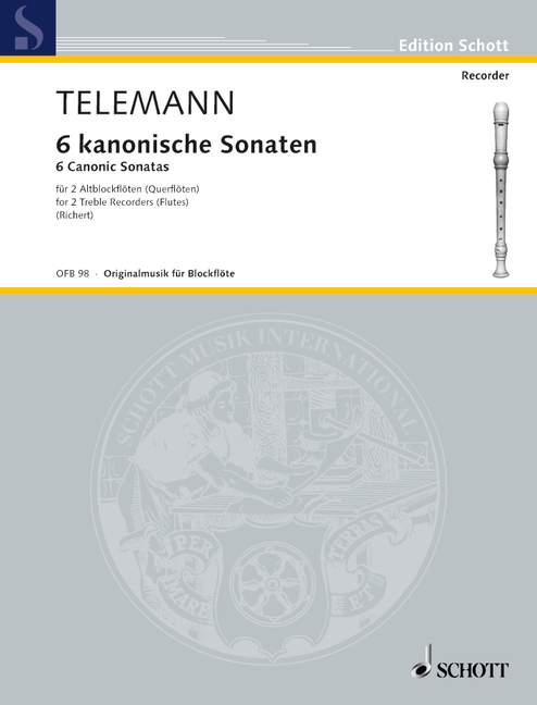 TELEMANN G.P. - SONATAS EN CANON (6) - OP.5