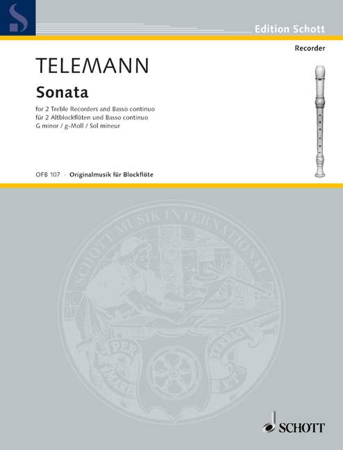 TELEMANN G.P. - SONATA SOL m -