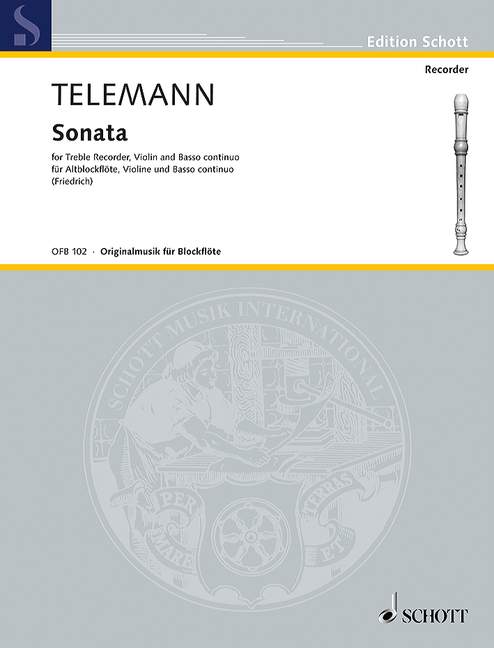 TELEMANN G.P. - SONATA LA m ( FA/VP )