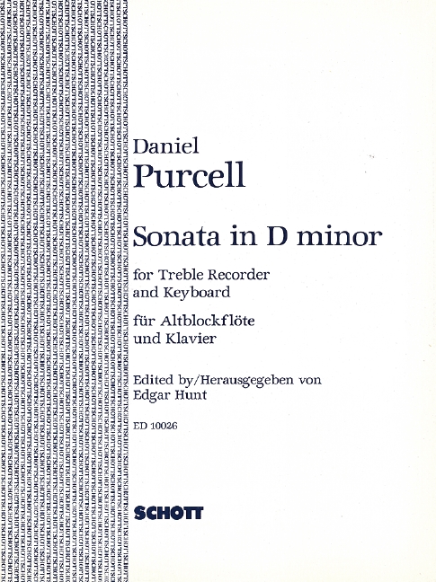 PURCELL D. - SONATA RE m -
