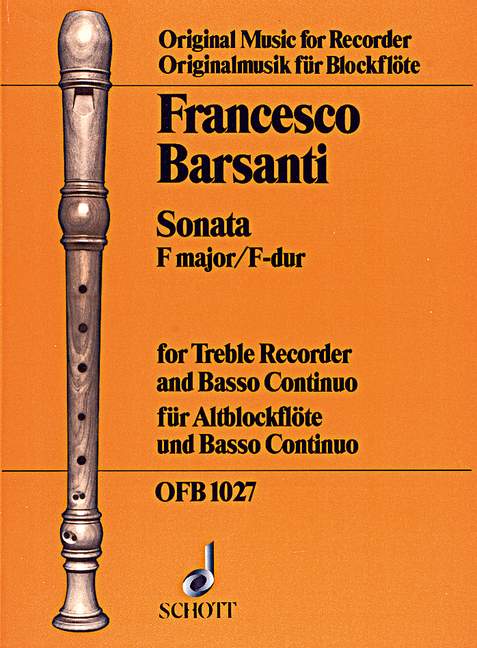 BARSANTI F. - SONATA FA M -