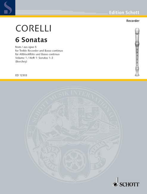 CORELLI A. - SONATAS (6) - OP.5 Nº1