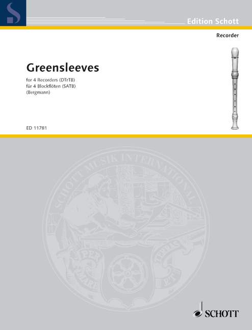 ANONIMO - GREENSLEEVES (SATB) -