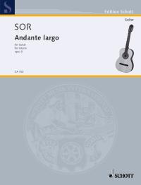 SOR F. - ANDANTE LARGO - OP.5 Nº5