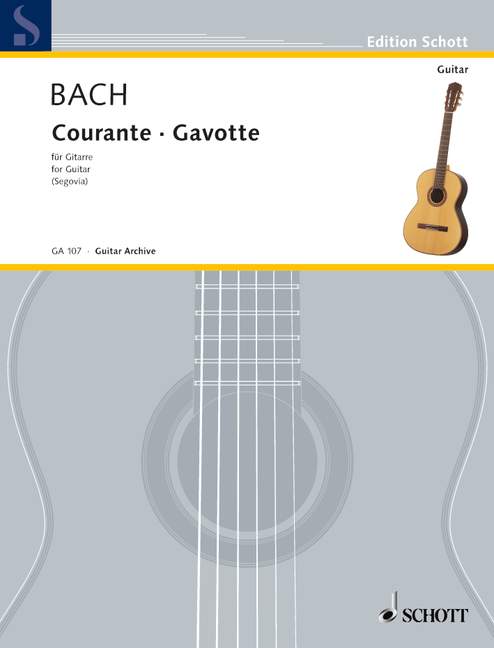 BACH J.S. - COURANTE Y GAVOTA -