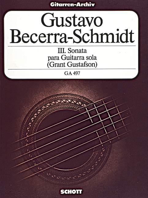 BECERRA SCHMIDT G. - SONATA III -