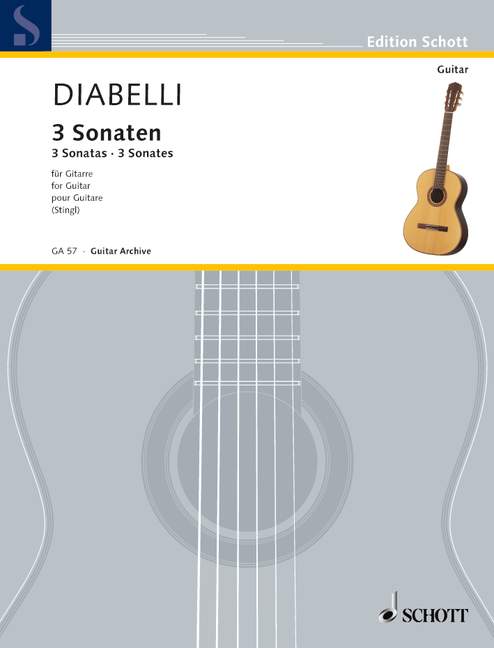 DIABELLI A. - SONATAS (3) -