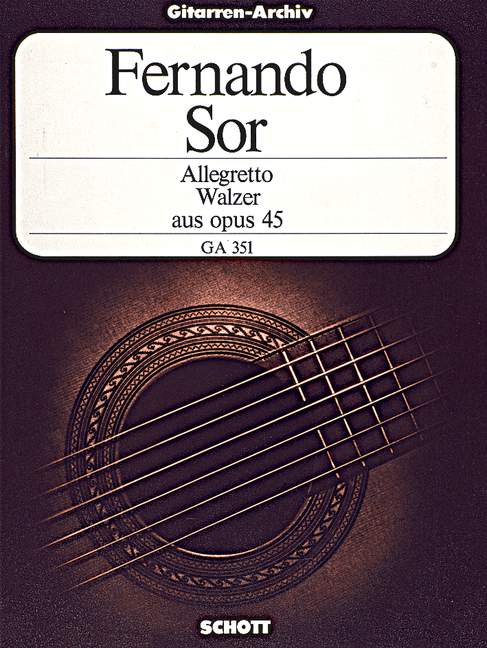 SOR F. - ALEGRETO Y VALS - OP.45