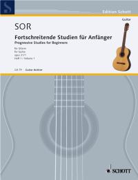 SOR F. - ESTUDIOS PROGRESIVOS PRINCIPIANTES V.1 - OP.31
