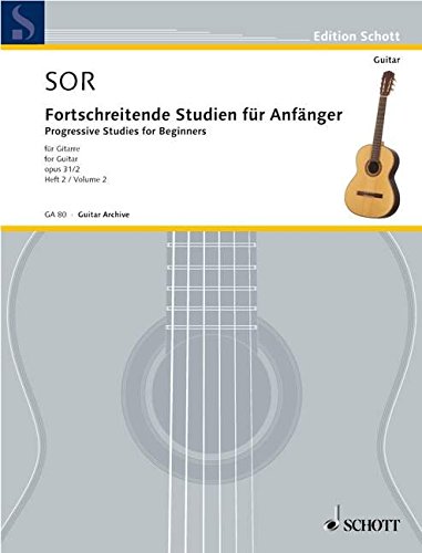 SOR F. - ESTUDIOS PROGRESIVOS PRINCIPIANTES V.2 - OP.31