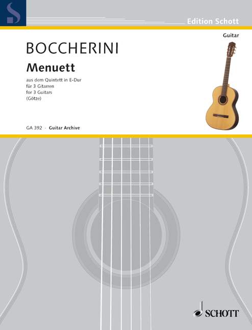 BOCCHERINI L. - MINUETO DEL QUINTETO Nº6 - OP.2